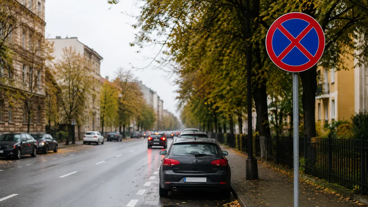 Linia obrony – zaparkowanie na zakazie postoju